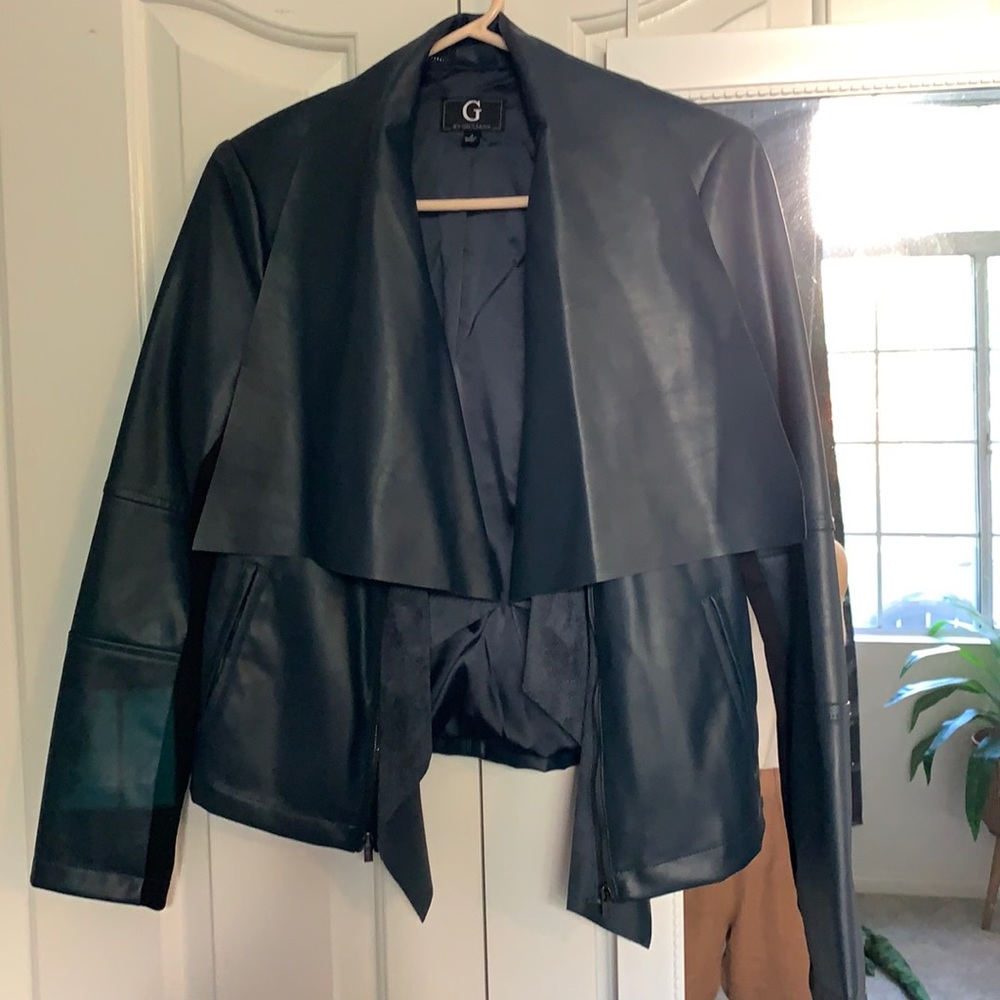 Faux leather jacket